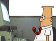 [Dilbert at a computer]